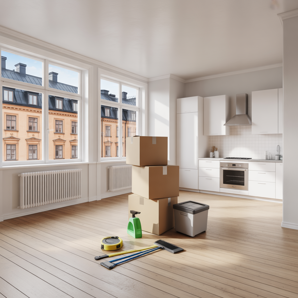 flyttstadning i lagenhet kostnad per kvm och vad som ingar